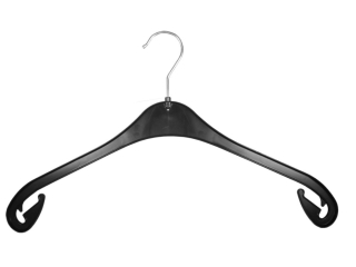 Kleiderbügel für Shirt und Blusen, 43 cm, schwarz, NA43, NEU, 400 Stück