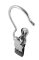 Einklammerbügel aus Metall für Schuhe, Schals, Schuhbügel, 12 cm, 10 Stück
