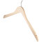 Holzbügel für Kostüme, Blusenbügel mit Kerben, flach, 44 cm, natur, NEU, 5 Stück