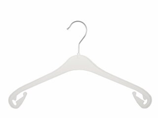 Kleiderbügel für Shirt und Blusen, 43 cm, weiß, NA43w, NEU, 400 Stück