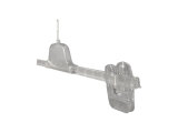 Kleiderbügel für Hosen, Clipbügel, 41 cm, transparent, KL1-40c, 200 Stück