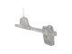 Kleiderbügel für Hosen, Clipbügel, 41 cm, transparent, KL1-40c, 200 Stück