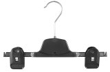 Kleiderbügel für Hosen, Clipbügel, Kinder, 29 cm, schwarz, NEU, 15 Stück