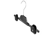 Kleiderbügel für Hosen, Clipbügel, Kinder, 29 cm, schwarz, NEU, 15 Stück