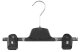 Kleiderbügel für Hosen, Clipbügel, Kinder, 29 cm, schwarz, NEU, 15 Stück