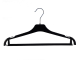 Kleiderbügel mit Steg, Blusen und Kostümbügel, 2-Teiler, 43 cm, schwarz, W6Sb, NEU, 20 Stück