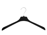 Samt Kleiderbügel für Blusen & Hemden, 45 cm, schwarz, NEU, 100 Stück